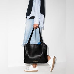 100% leather Marc Jacobs shoulder bag The Director, Black